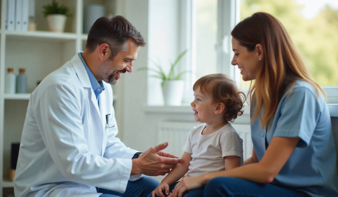 Pediatric health checkup for children